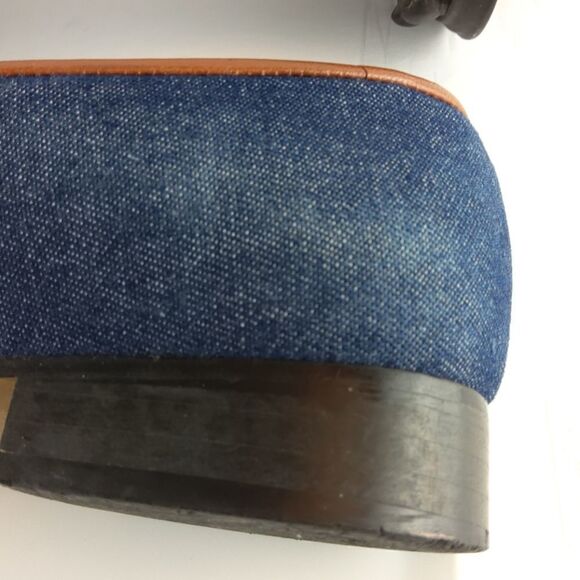 Ros Hommerson denim and leather flag loafers - Picture 14 of 17